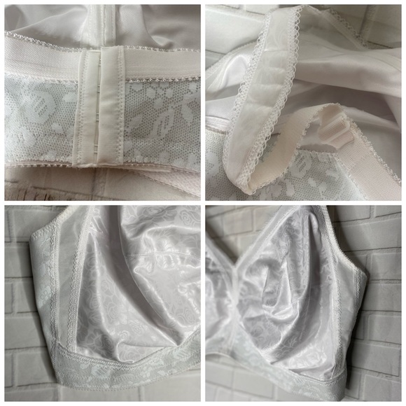 Playtex White Vanilla 4693 Wire Free Bra - Picture 5 of 7